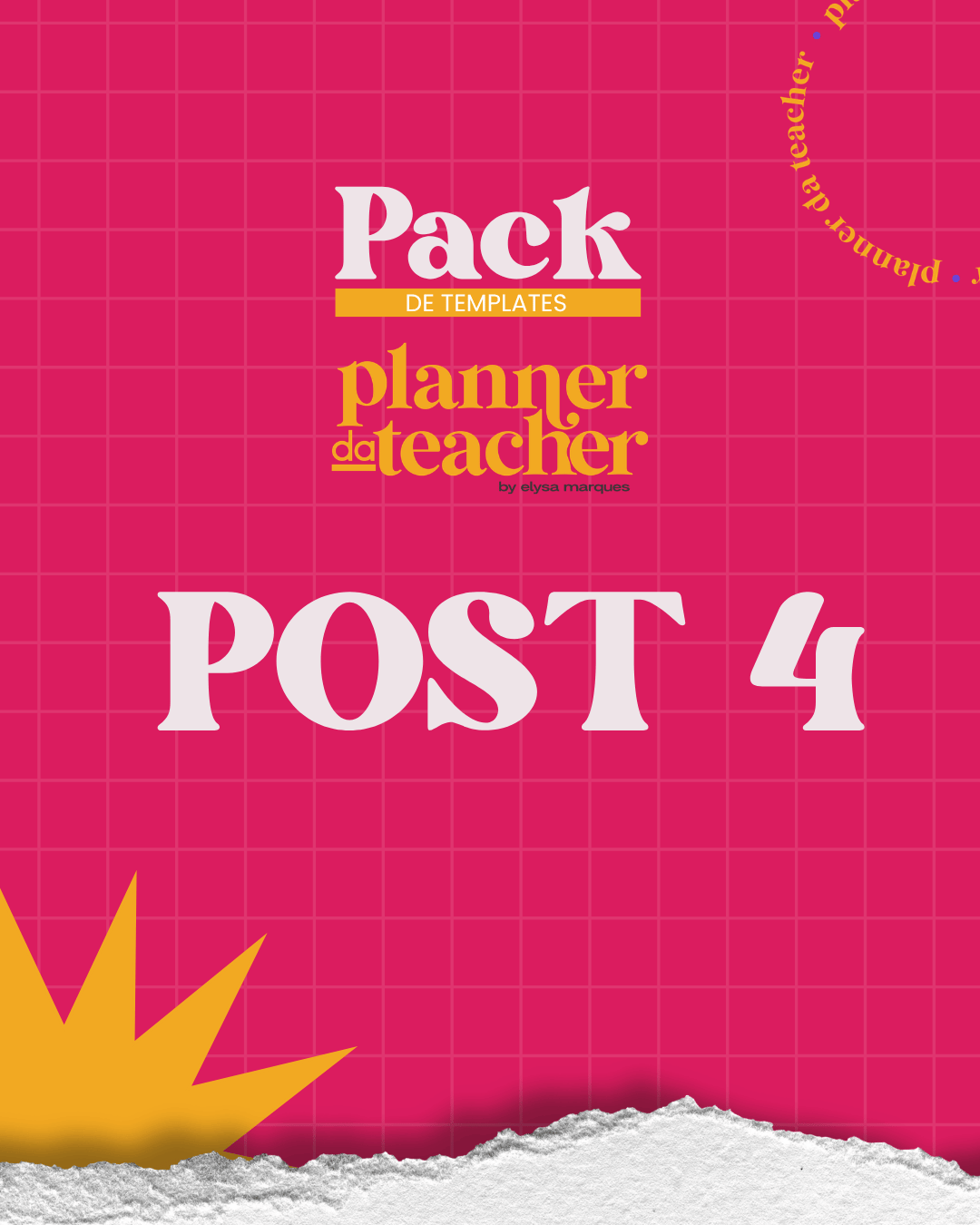 Post 23 do Pack da Teacher