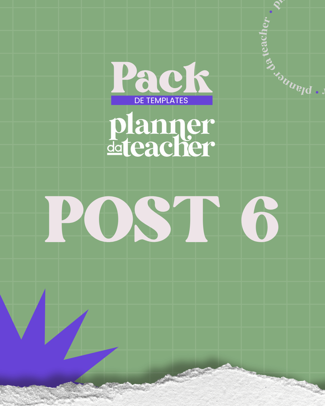 Post 25 do Pack da Teacher