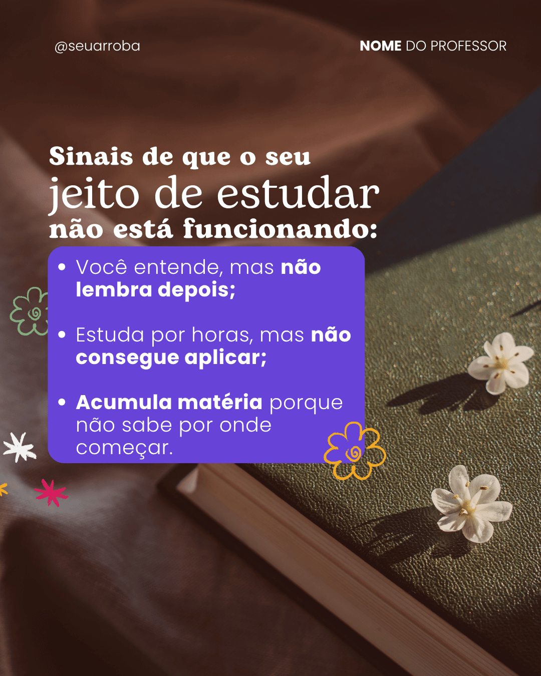 Post 38 do Pack da Teacher