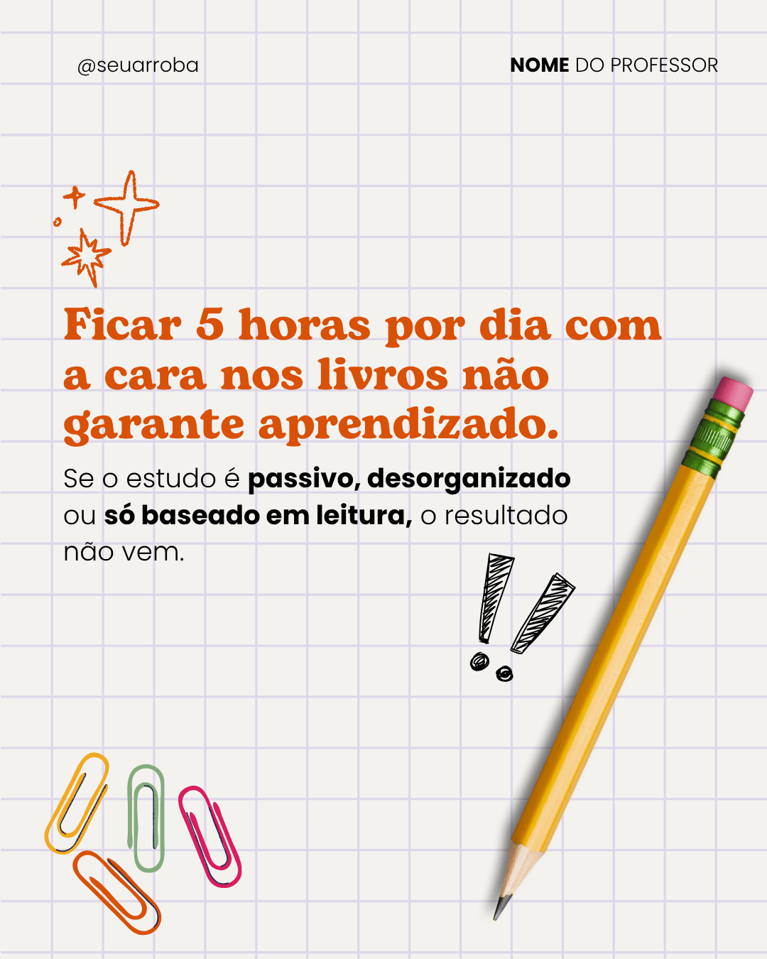 Post 52 do Pack da Teacher