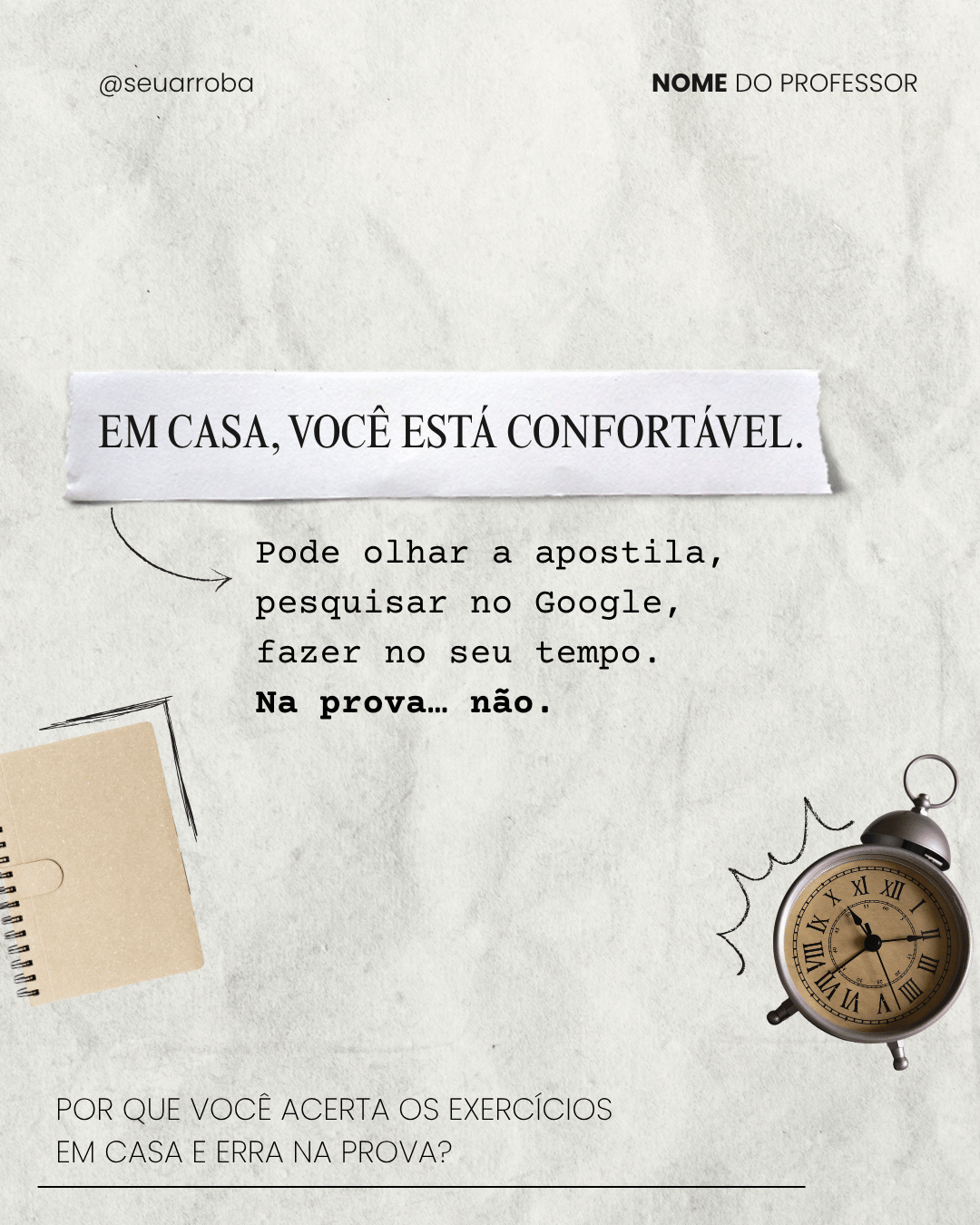 Post 61 do Pack da Teacher