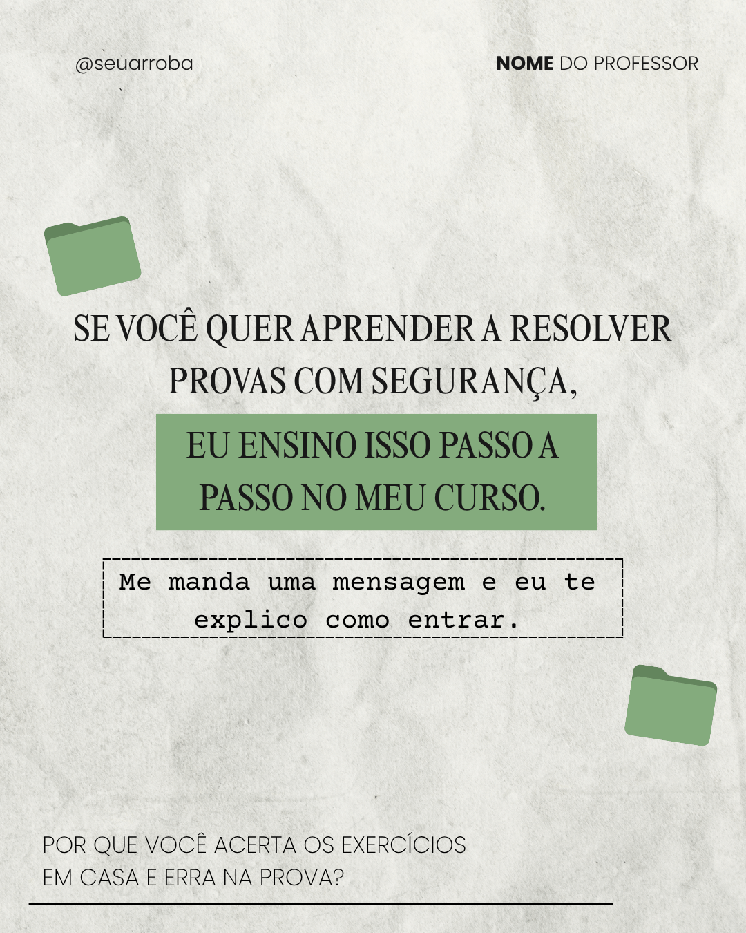 Post 64 do Pack da Teacher