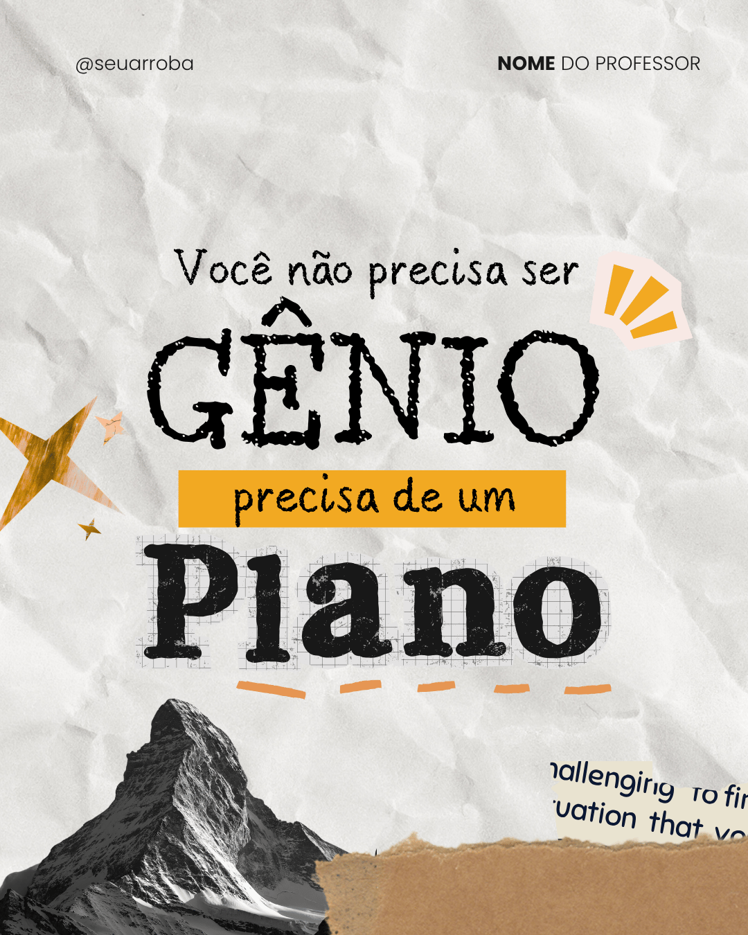 Post 83 do Pack da Teacher