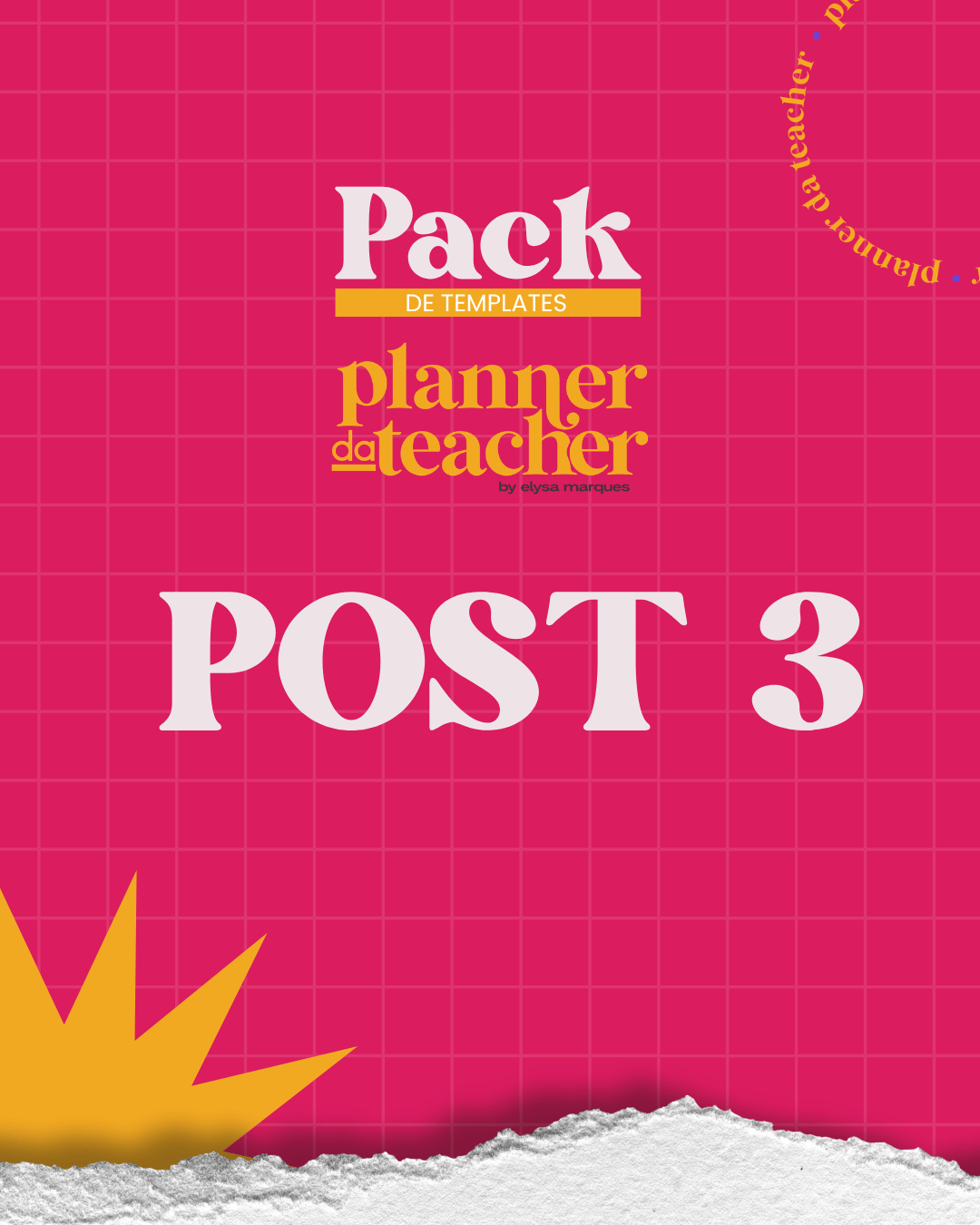 Post 7 do Pack da Teacher